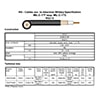 RF Feeder Cable RG213 Tlhaloso ea Botekgeniki