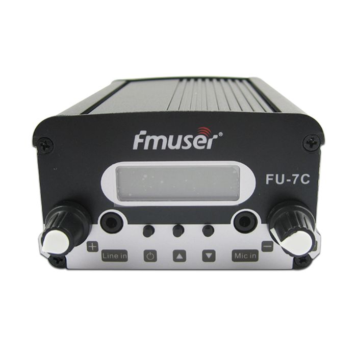 Transmisor fm de 7 w / 1 w con micrófono, transmisor fm para