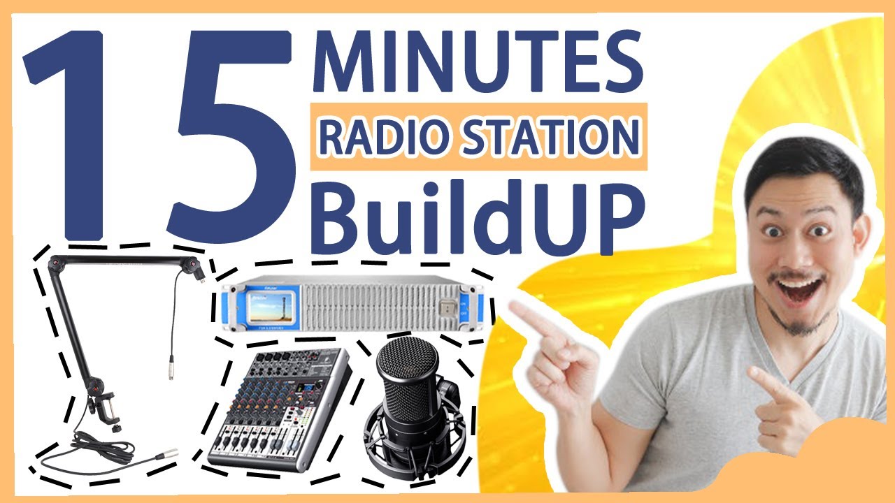 Configuração do equipamento da estação de rádio FM