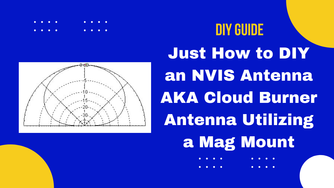 Just How to DIY an NVIS Antenna AKA Cloud Burner Antenna Utilizing a Mag Mount