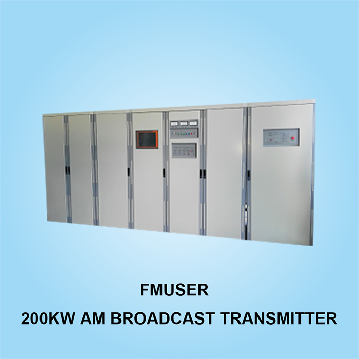 Твердотільний AM-передавач FMUSER потужністю 200 кВт