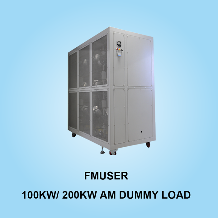 FMUSER 100KW AM Dummy Load 100000 Watts AM ծանրաբեռնվածություն փորձարկման համար