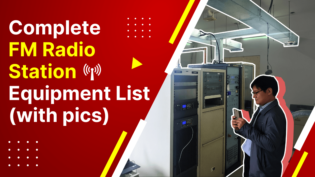 Complete FM Radio Station Equipment List (with pics)