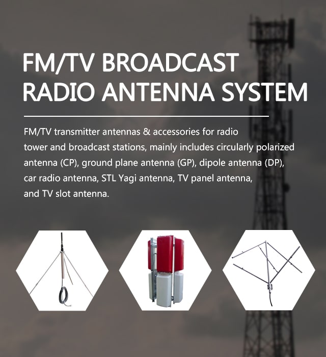 GP antenna FM broadband 87-108 1000W
