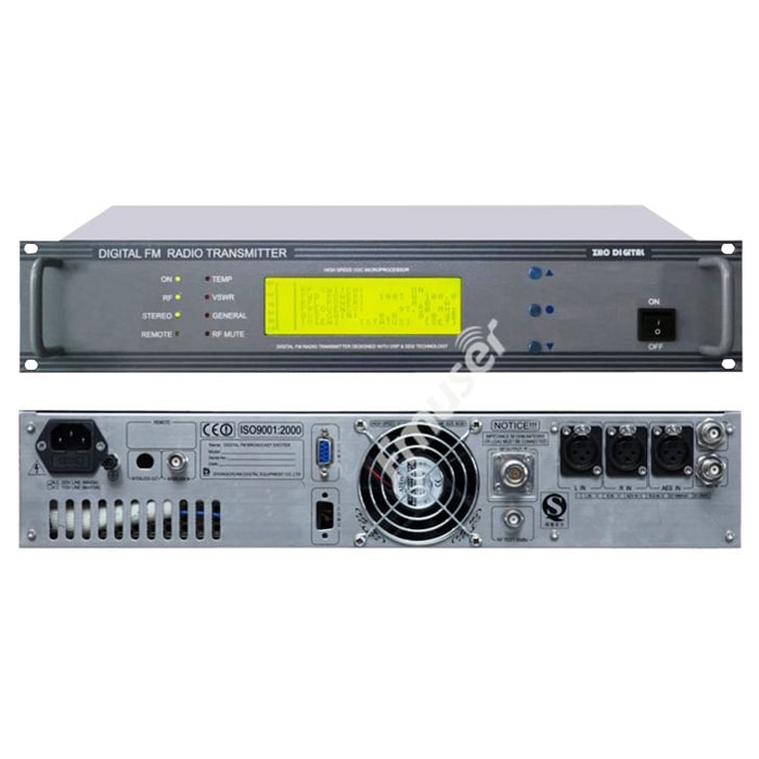 Ensemble émetteur FM 300W avec dipôle FM à 2 baies - FMUSER
