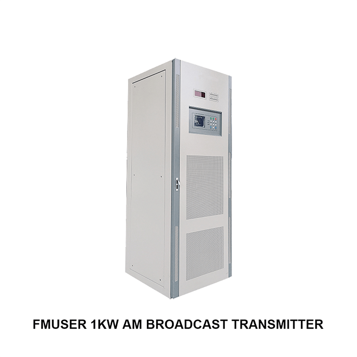 FMUSER 1000 watt AM transmitter muaj AUI-raws li tsim rau realtime chaw taws teeb tswj-dawb tom qab-700 pixels