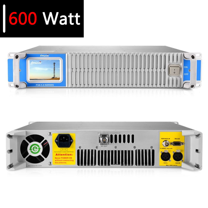 Дисплей задней и передней панели FMUSER FSN-600T реечный FM передатчик 600 Вт
