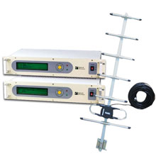 Pemancar STL paket STL10 dengan penerima STL dan antena STL dari seri tautan FMUSER STL