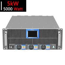 FMUSER FSN-5000T 5KW FM igorgailuaren aurreko panelaren ikuspegia