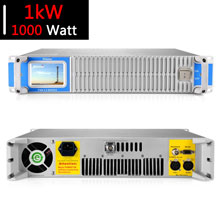 Kuratidzwa kwepashure uye kumberi kweFMUSER FSN-1000T rack 1000w FM transmitter.