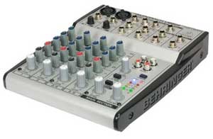FMUSER USB802 mixer odyo 8 fason pou pake estasyon radyo FM konplè 50W