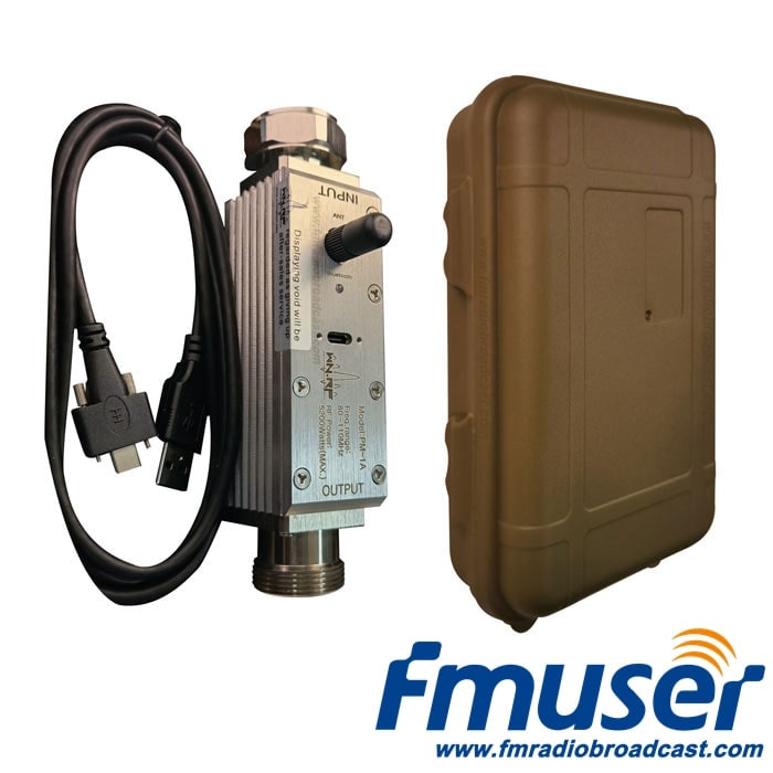 Повний комплект радіочастотного вимірювача FMUSER PM-1A