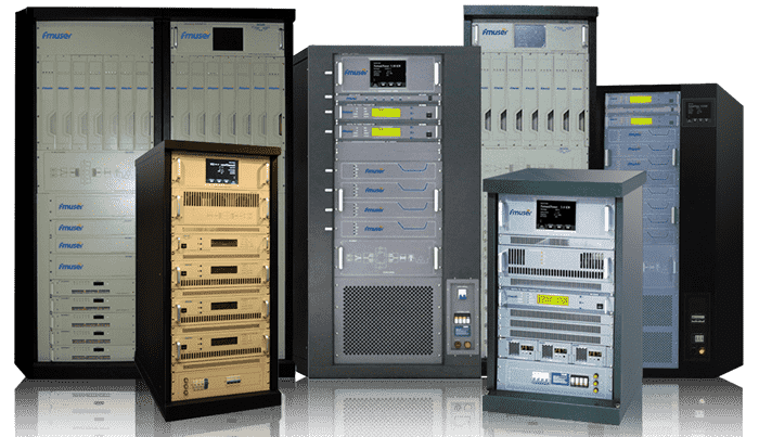 Teaghlaichean inneal-sgaoilidh rèidio FM stàite cruaidh FMUSER suas gu 100KW