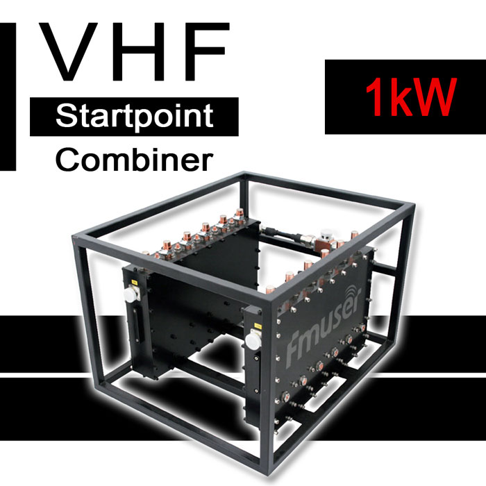 167-223 MHz 4 kapa 6 Cav. 7/16 DIN 1kW Starpoint VHF Transmitter Combiner Compact 6 Cavity Duplexer TX RX Duplexer bakeng sa Seteishene sa TV