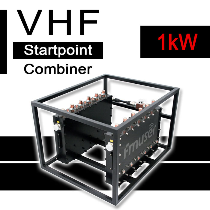 167-223 ميجا هرتز 4 أو 6 كاف. 7/16 DIN 1kW Starpoint VHF Transmitter Combiner Compact 6 Cavity Duplexer TX RX Duplexer لمحطة التلفزيون