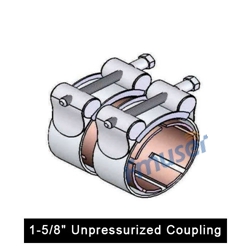 Acoplamento não pressurizado de 1-5/8" sem condutor interno para linha de transmissão coxial de RF 1-5-8