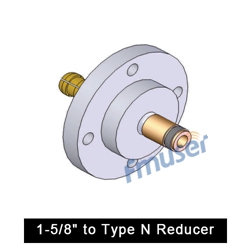 کاهش دهنده 1-5/8 اینچ به نوع N برای خط انتقال کوکسیال RF 1-5-8