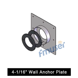 4-1/16" Wall Anchor Plate bakeng sa 4-1/16" mohala o thata oa coaxial transmission