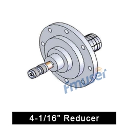 4-1/16" Male to Type-N Male Reducer for 4-1/16" rigid coaxial transmission line