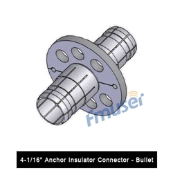 4-1 / 16 "Panyambung Insulator Jangkar - Bullet pikeun 4-1 / 16" garis transmisi coaxial kaku