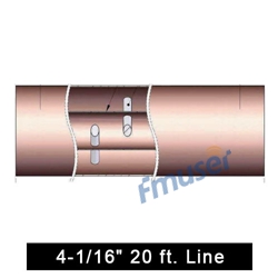 4-1/16" 20 ft. Mola oa 4-1/16" o thata oa coaxial transmission line