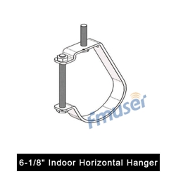 Cabide horizontal interno de 6-1/8" para linha de transmissão coaxial rígida de 6-1/8"