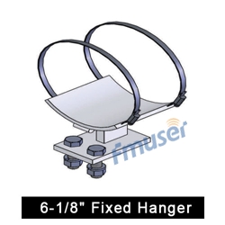 6-1/8" Fixed Hanger for 6-1/8" rigid coaxial transmission line