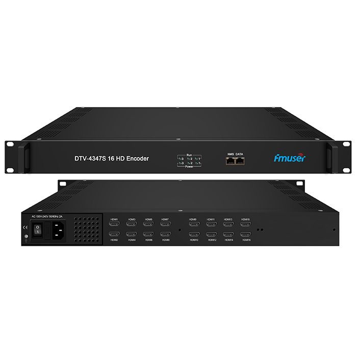 FMUSER DTV4347S 16-Channel HDMI IPTV Encoder