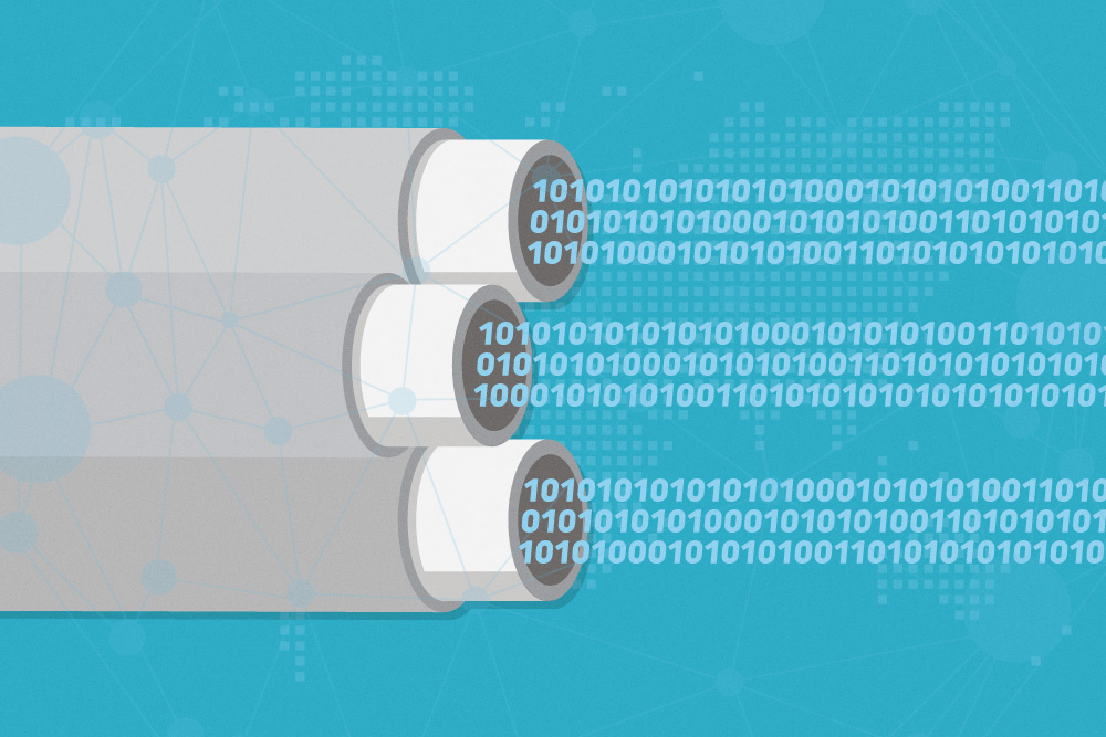 high bandwidth to the fiber network