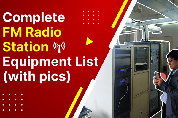 Complete Broadcast Radio Station Equipment List (with pics)