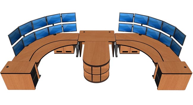 custom-control-room-stôl-s-hnedým-akrylovým-povrchom-držiak-klávesnice-široký-úložisko-pre-2-až-4-osoby.jpg