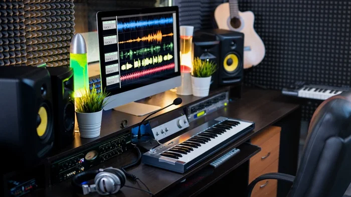 fmuser-การแก้ไขเสียงและหลังการผลิต-audio-studio-desk.webp