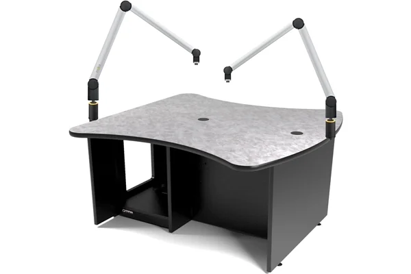 fmuser-custom-x-shaped-podcast-table-no-1-host-2-guests.webp